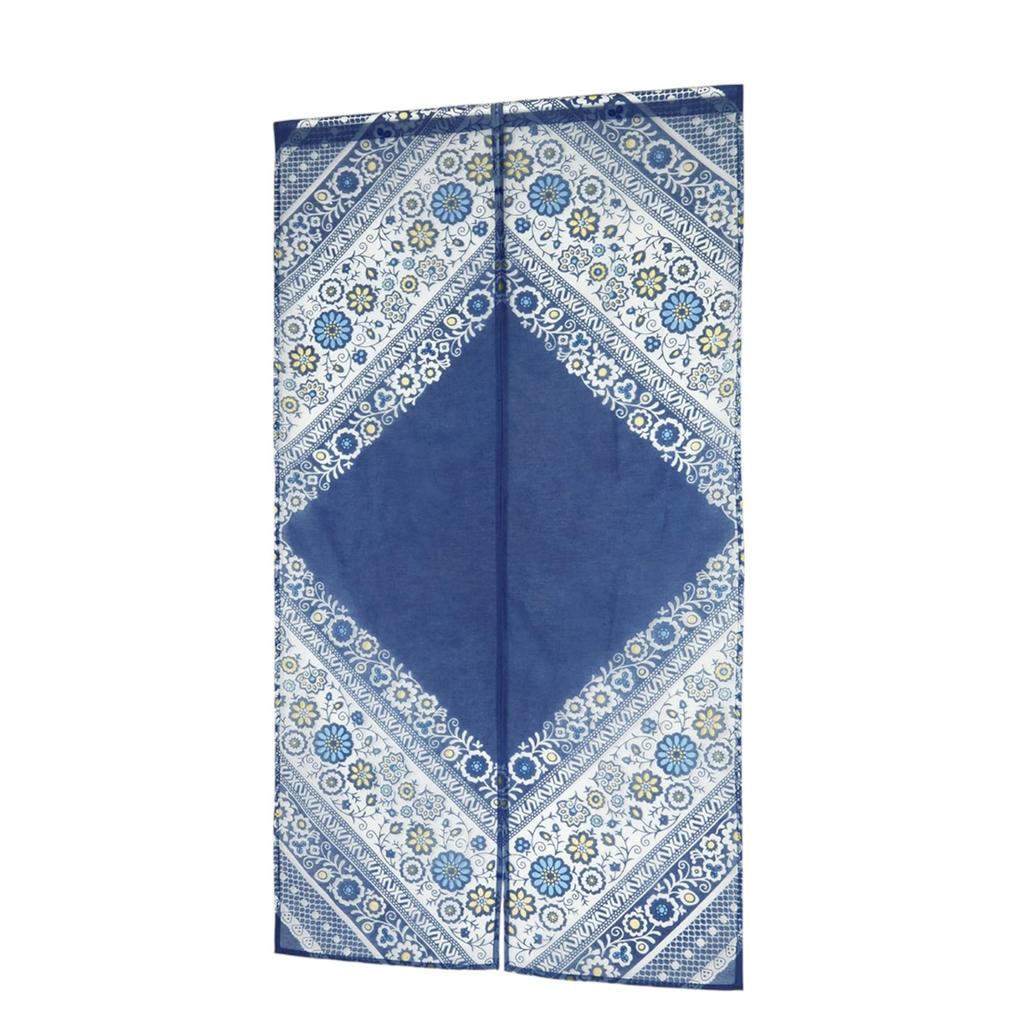 Tomo Corporation Kiyof Noren Room Interior Curtain, Navy, Long, Divider, Sheer, Decor, 85x150cm, 12225-870-344
