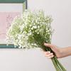 Artificial Babysbreath Realistic Plastic Fake Flower Home Office Wedding Party Table Centerpiece Indoor Outdoor Faux Bloom Plants Decoration