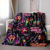 1Pc Ghostface Horror Poster Blanket Soft And Comfortable Casual Warm Camping Travel Christmas Halloween Xmas Gift M924192