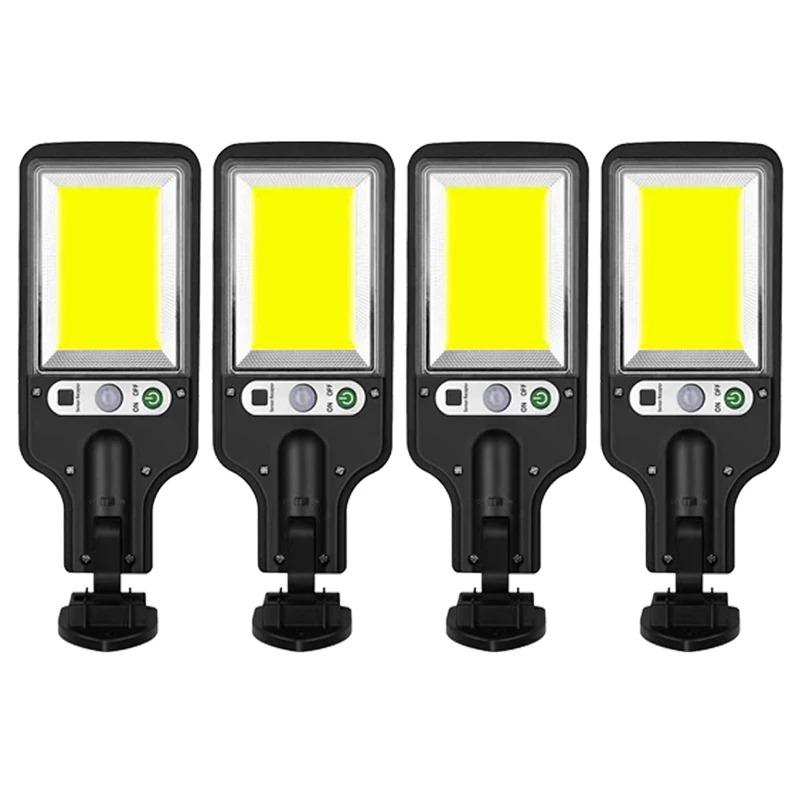 Solar Outdoor Lighting Safety Light Solar Induction Searchlight with 3 Lighting Modes Suitable for Parking Lots and Courtyards