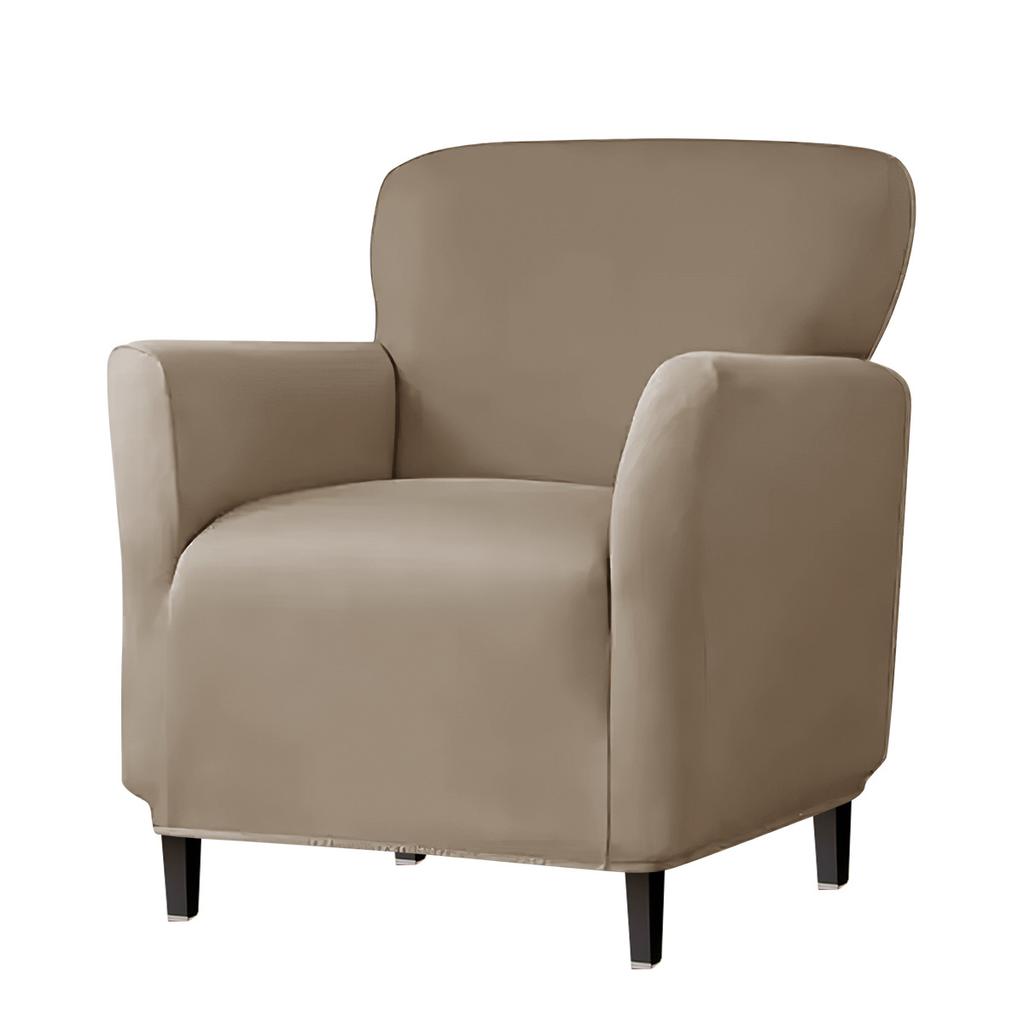 Spot sofa cover, waterproof milk silk small sofa cover, elastic solid color single sofa cover