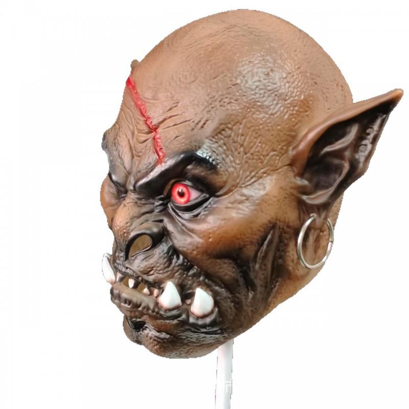 Devil Orc Latex Mask Halloween Costume Cosplay Party Prop