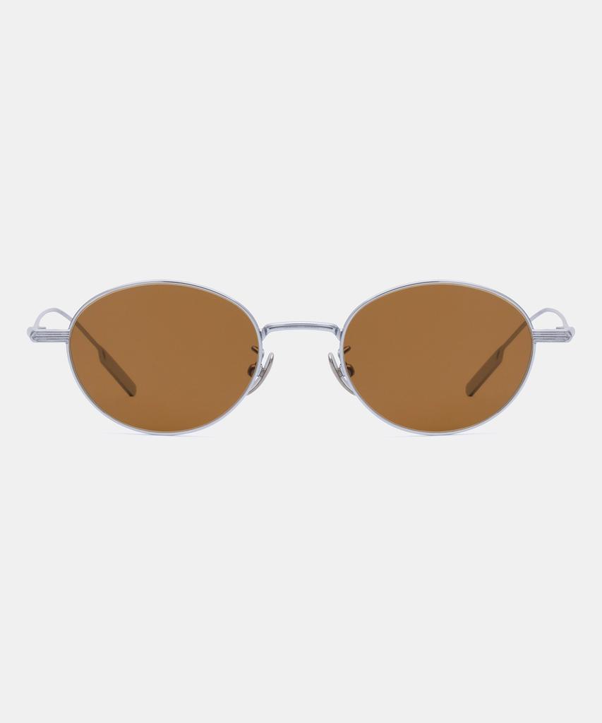 Maeteupeojeu Mp-30 Titanium Brown Sunglass Silver