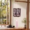 Chinese Lantern Making Kit DIY Vintage Palace for Kids, Style Wooden Frame Traditional Brocade Crafts, Material Set Mid-Autumn Festival Celebration