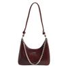 High sense popular underarm bag women's 2025 chain fashion burst pattern shoulder bag high sense casual messenger