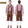 Oktoberfest Karobluse & Bestickte Latzhose Halloween Cosplay Outfit