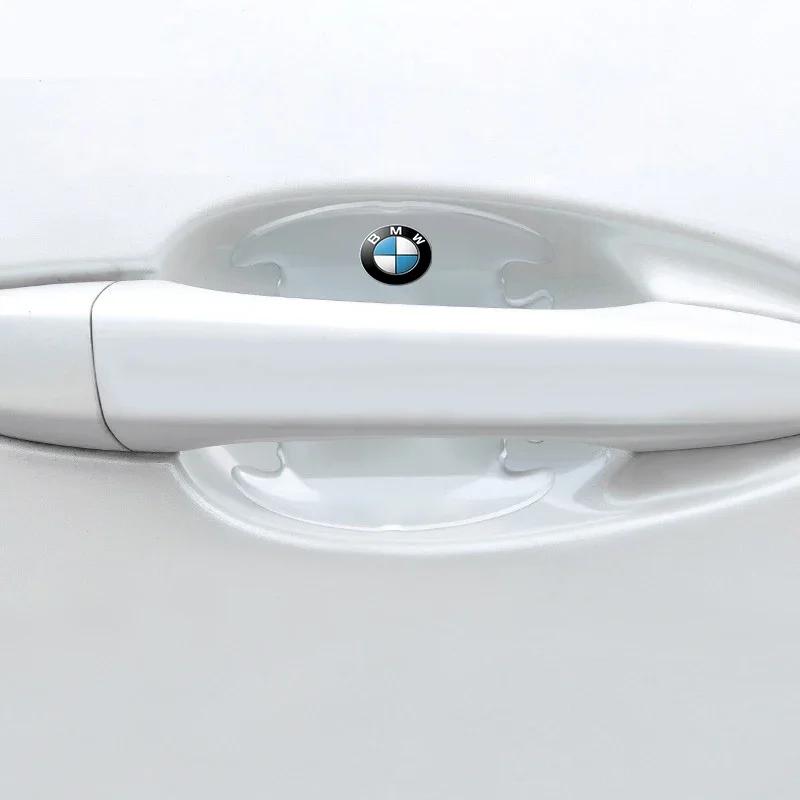 4PCS Transparent Car Door Anti-collision Protector Bumper Strip Sticker For BMW Performance F30 F10 E90 F20 E46 X3 X1 X2 X6 E30