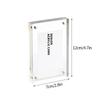 Acrylic Photo Frame Kpop Idol Photocard Hold Clear Picture Frame Mini Card Collect Book Photo Display Stand Desktop Decoration