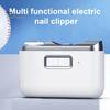 Electric Toenail Clipper with Square Design Dual Speed Function Electric Nail Trimmer Type-C Charging 2 In 1 Electric Polishing Automatic Nail