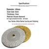 4cm Brazed Diamond Angle Grinder Disc for Engraving and Cutting Marble and Ceramic Tiles