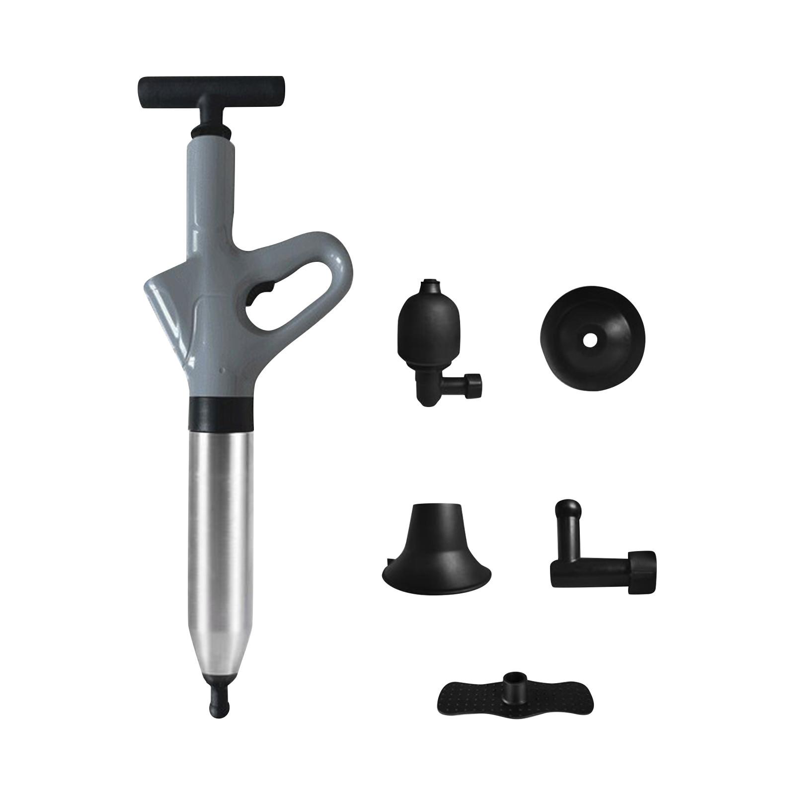 

Плунжер для унитаза, Спрей высокого давления с манометром реального времени, Инструмент для устранения засора, Газовый вантуз из нержавеющей стали, Пробка для унитаза в ванной комнате One Size