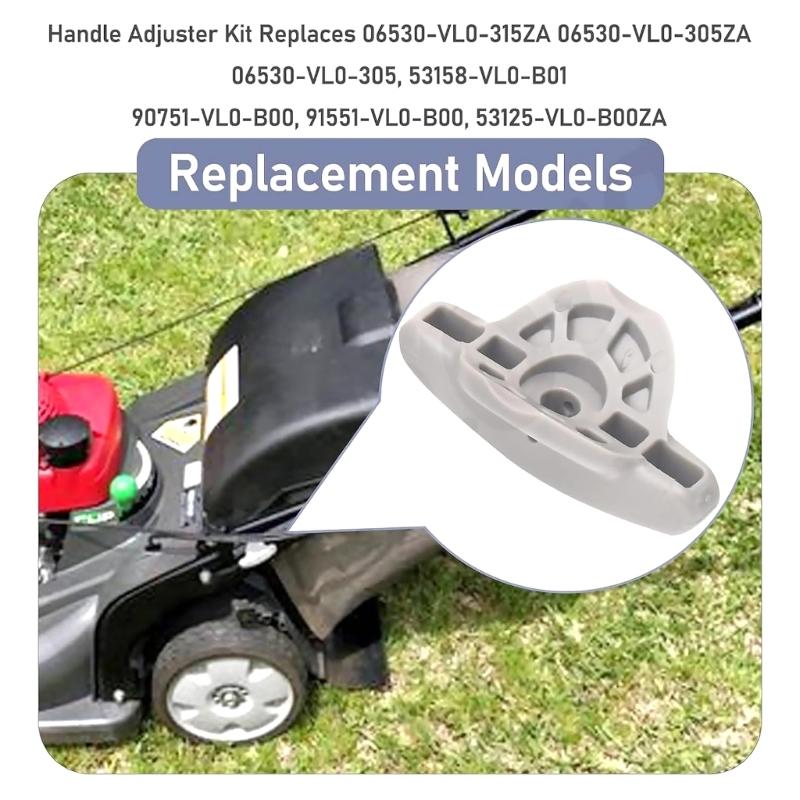 Mower Handle Adjustment Kit Reliable Plastic Replace Part Simple Setups for Outdoor Equipment Maintenance 533367-VL0-B00