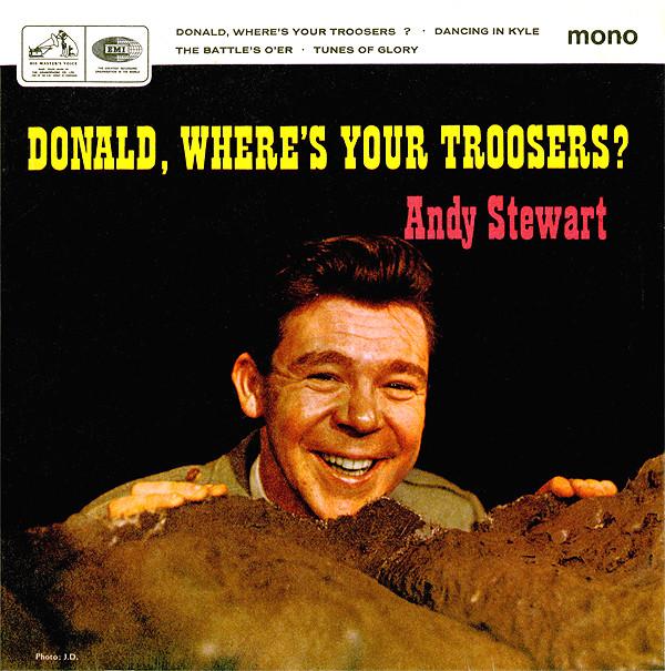 

7inch Record ANDY STEWART Donald Wheres Your Troosers 7EG8950 HIS MASTERS VO 1966 UK Rock Used