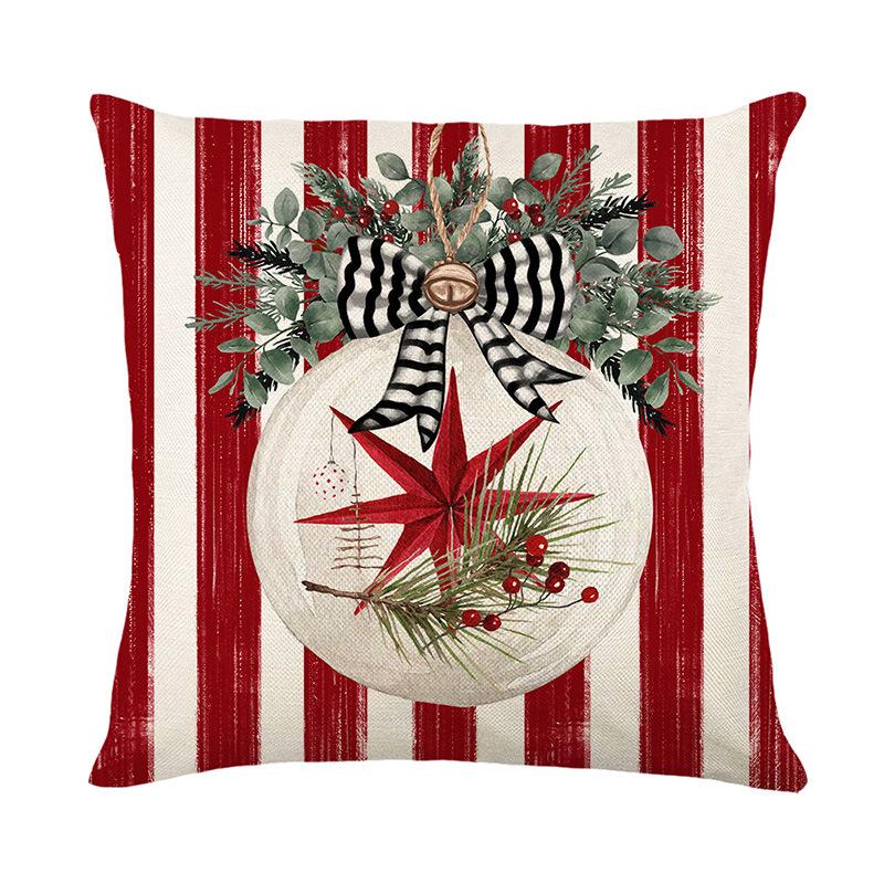 Julmönstrad Kuddfodral Serie Nytt Hem Soffdekoration Kuddfodral Sovrum Kuddfodral