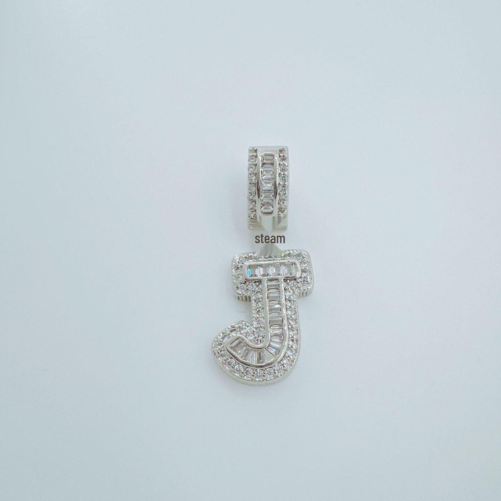 European Rock Candy Necklace: 26-Letter Pendant, Hip Hop Fashion Jewelry Accessories