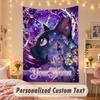 Custom Personalized Tapestry,Sailor Moon Print Custom Name Text Wall Art Hanging for Bedroom