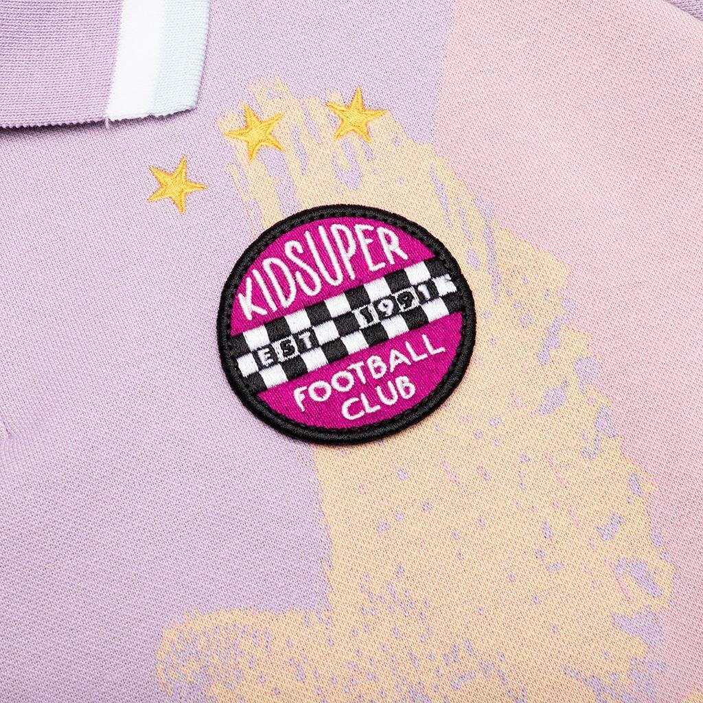 Puma X KidSuper Knitted Jersey Vivid Violet Unisex Tops Purple 624078-35