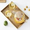1L/1.8L Borosilicate Glass Teapot Large Capacity Heat Resistant Tea Pot Flower Tea Puer Juice Kettle Office Home Water Kettle