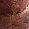 Unisex Checkered Hat Cowboy Hat for Travel for Outdoor Gatherings Holiday