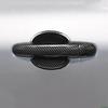 Chrome Carbon Fiber Car Door Handle Cover Bowl Trim For Toyota Fortuner 2005 -2014 Styling Accessories