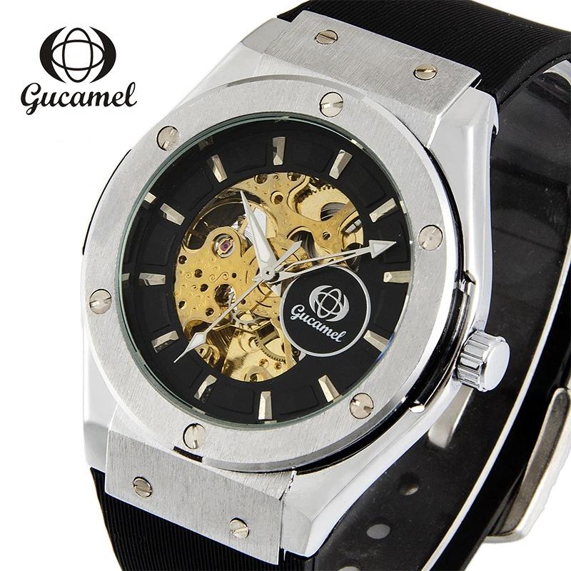 

Top Brand New Men s Watch Trendy Business Automatic Mechanical Watch Silicone Tape Waterproof Luminous Men s Watch
