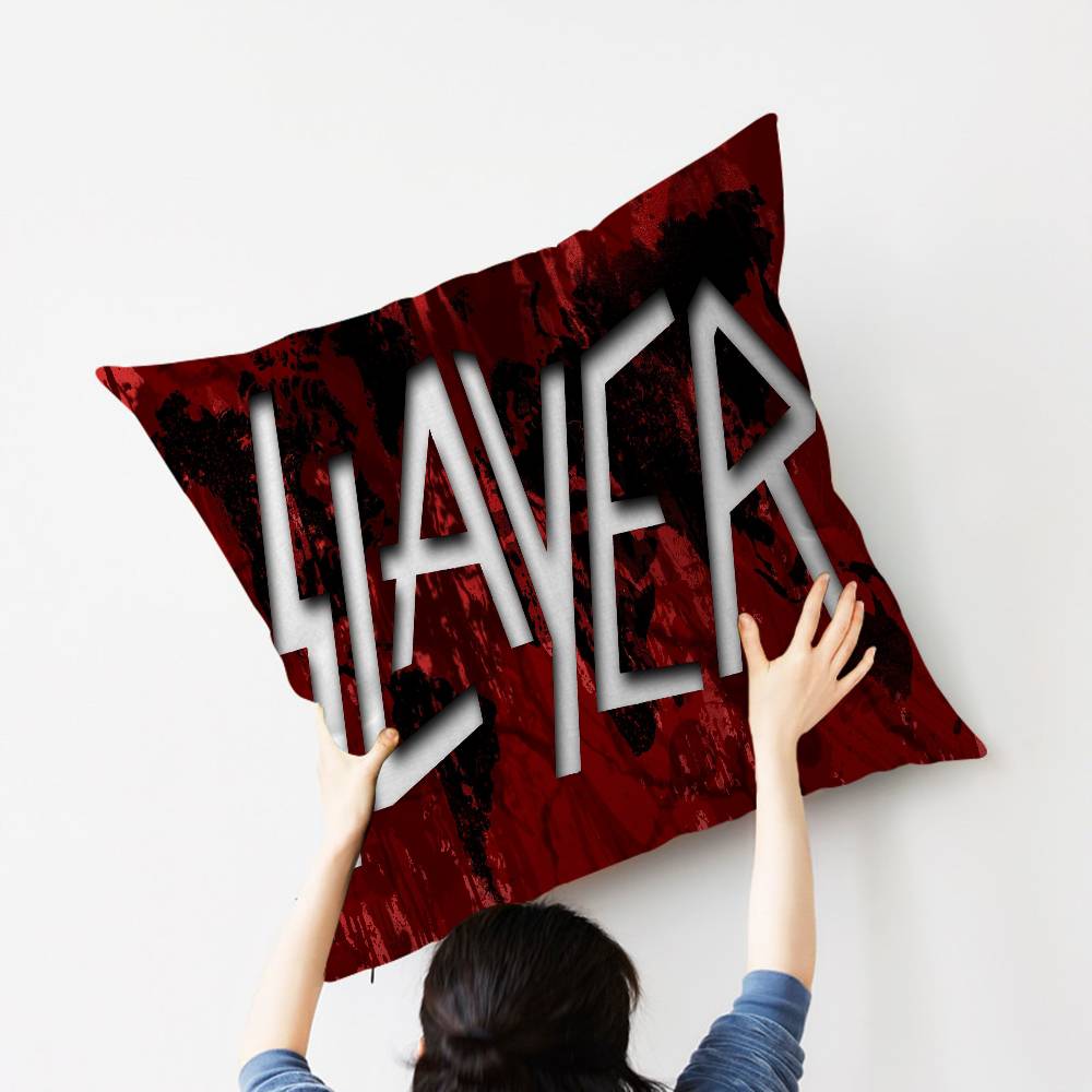 Band S-Slayer K-Kerry King 45*45cm Cushion Cover Pillow Cover Decor Pillowcase Home Pillowcase for Couch Pillow