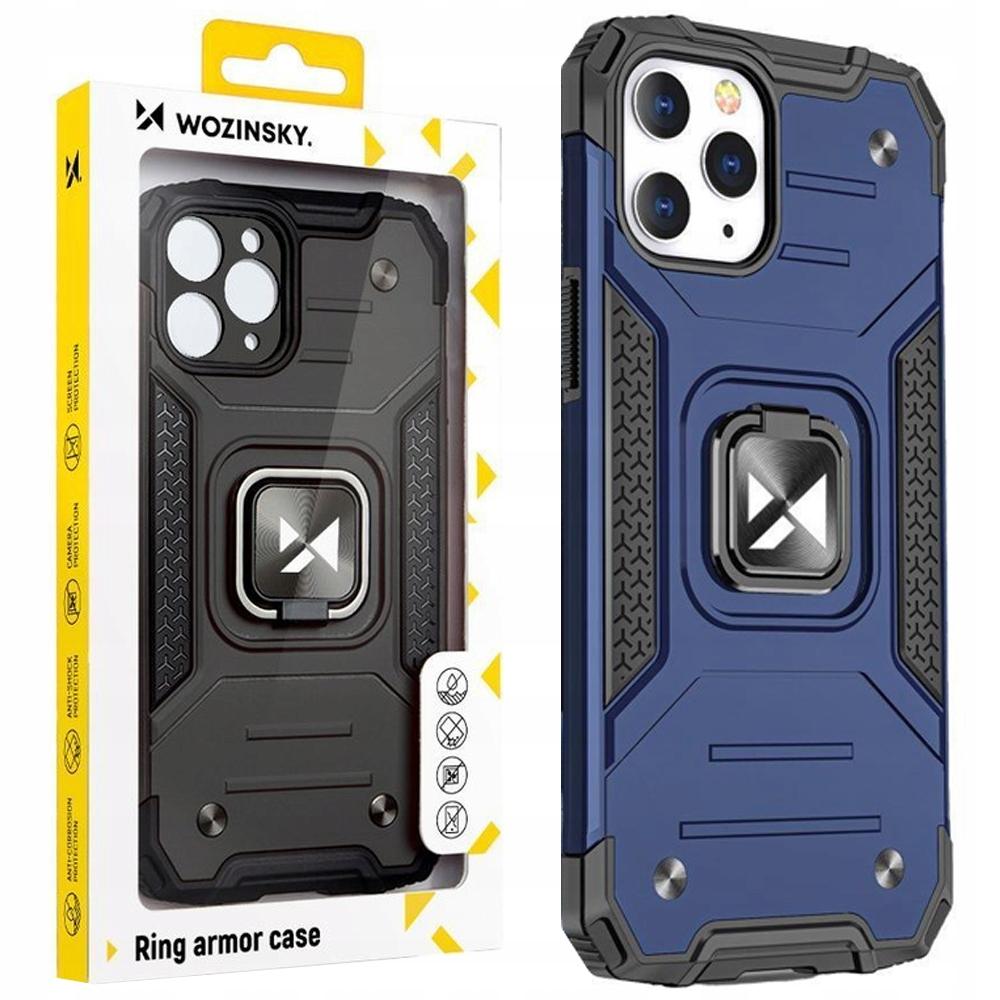 Wozinsky Ring Armor Etui Iphone 14 Pro Max Pancerny Pokrowiec Uchwyt Magnetyczny Ring Złote