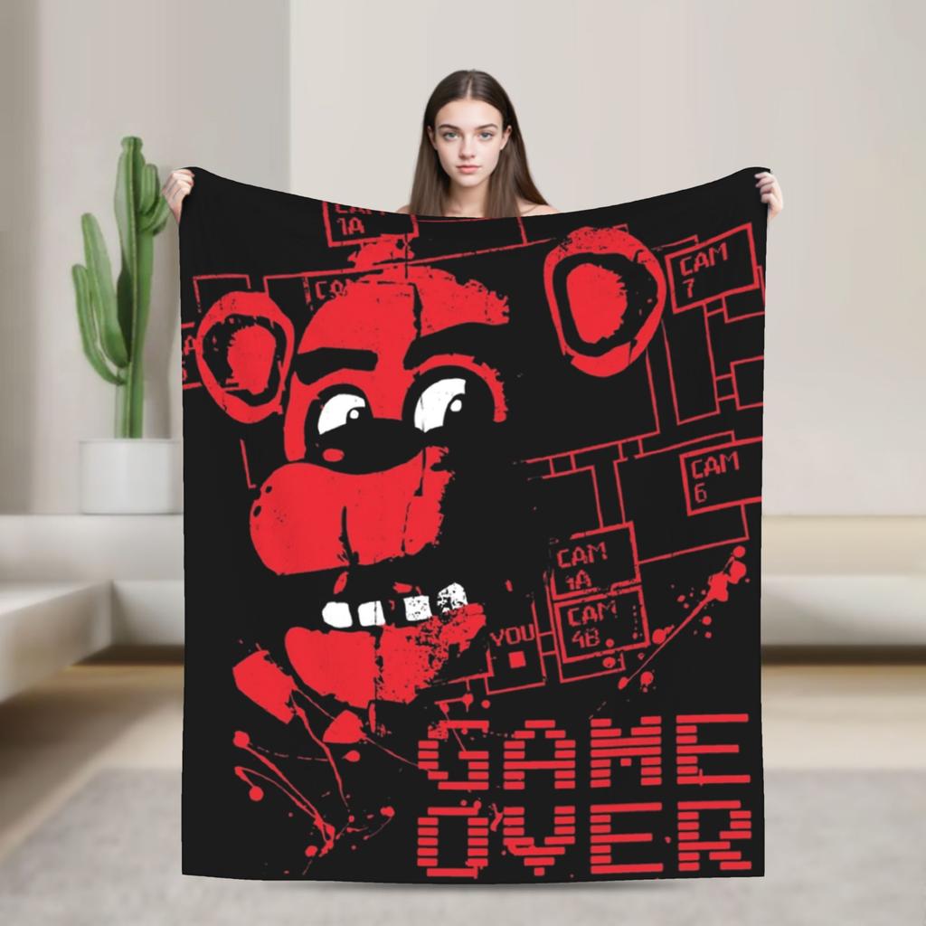 At F-Freddys Blanket Warm Comfortable Plush Bedding Throws For Kids Adult Couch Chair Sofa Bed Flannel Bedspread Bed Cover
