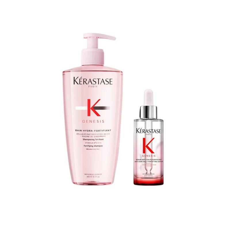 Kerastase toiletry set Yuanqi Ginger Powder Wash and Care Cleans  Vitality Ginger  powder bottle 500ml +  Vitality Ginger  powder essence 90ml
