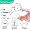 8Pcs T Shirt Ruler Guide Pvc T-Shirt Ruler To Center Designs T Shirt Alignment Tool For Adult Youth Toddler Infant