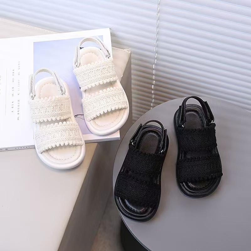 Kids Fashion Girls Sandals 2025 New Soft Open-toe Cool Breatheable Princess Shoes Children Versatile Platform Zapatos De Niña