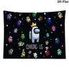 Among Us Wall Tapestry Aesthetic Wall Hanging Printed Fabric Blanket Decorative Tapestries for Bedroom Living Room Home Decor