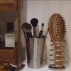 Stainless Steel Pen Holder Storage Cup Brush Makeup Organizer For Bedroom Bathroom Desk Office Home Container