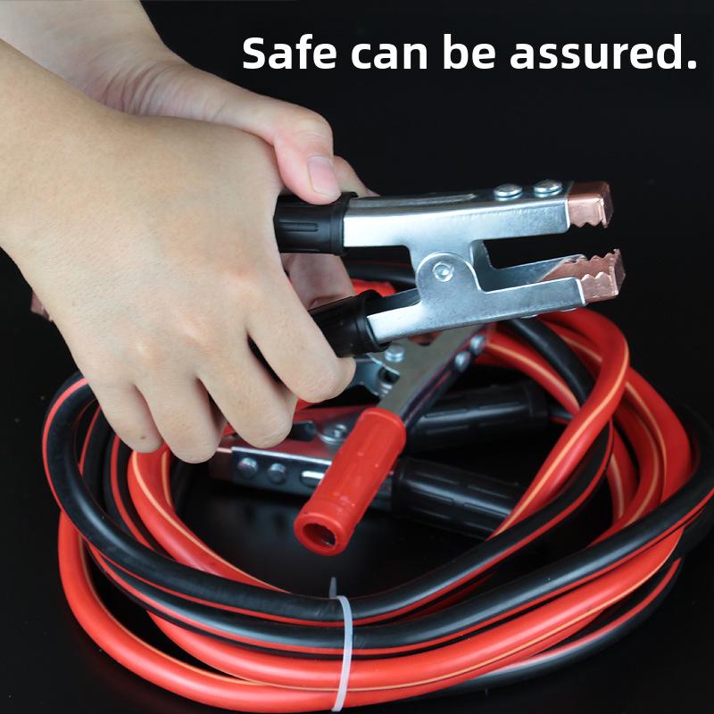 2000A Pure Copper Battery Jumper Cables with Clamps