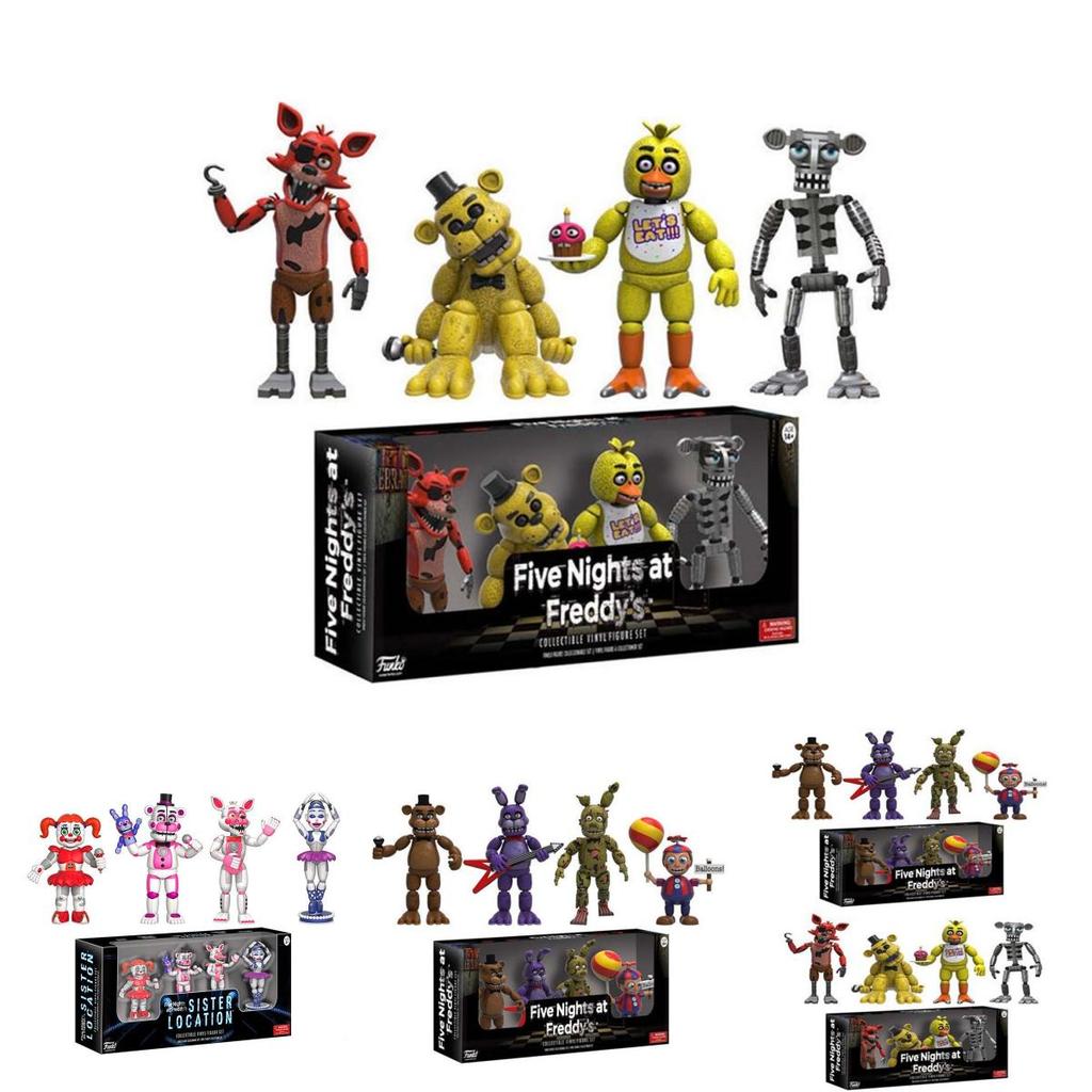 Funko X PVC Material Goldener Bär Ballonjunge und Weißfuchs Set