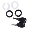 1 Pair Lock Set with 2 Keys Accessories Fit for Universal RS Motorcycle Hard Saddlebag