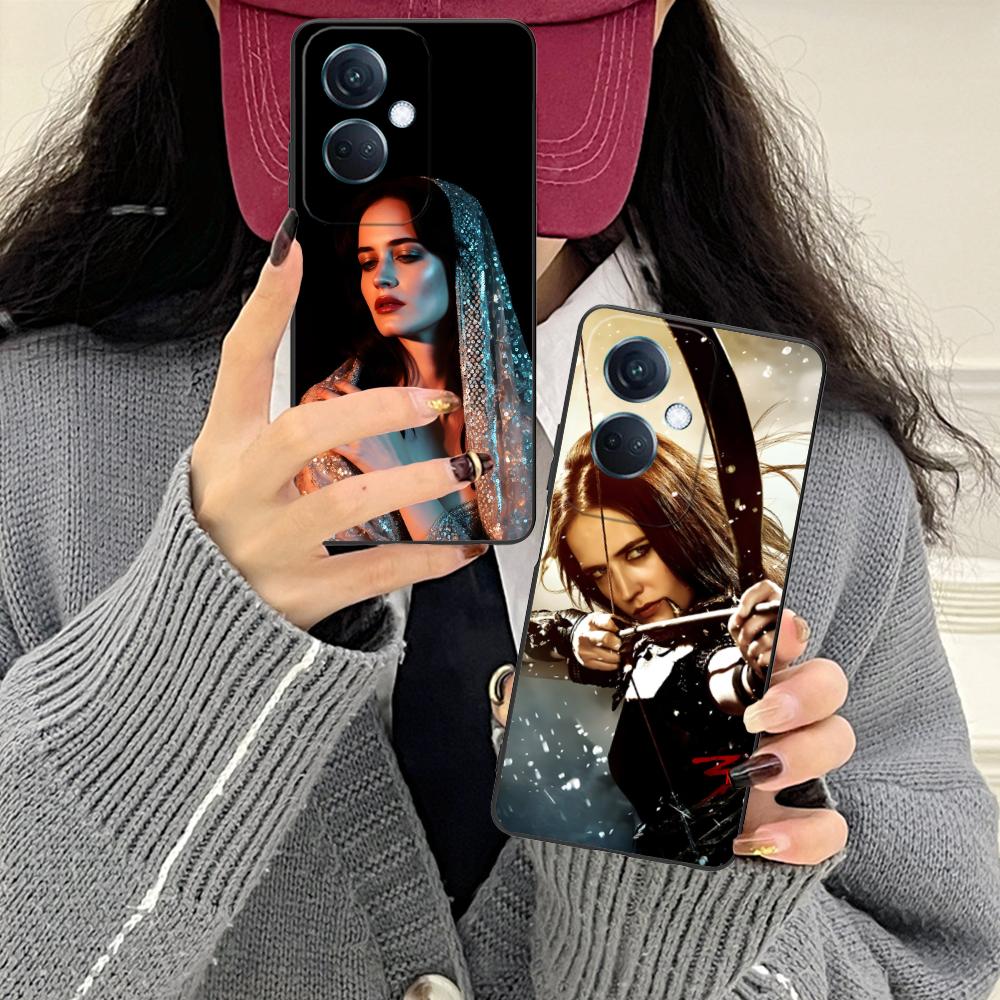Eva Green Matte TPU Mobile Phone Case for OPPO Reno 14 13 12 11 10 9 8 7 6 5 F T Pro 5G Colorful Printing Cover