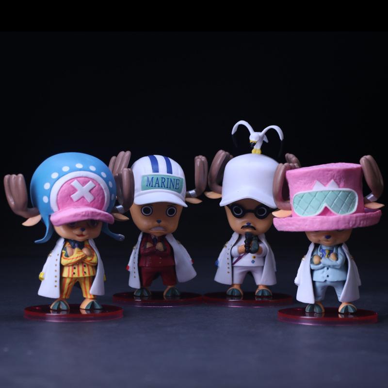 Anime One Piece Kuzan Sakazuki Borsalino Donquixote Doflamingo Dracule Mihawk Cosplay Chopper PVC Action Figures Model Toys Doll
