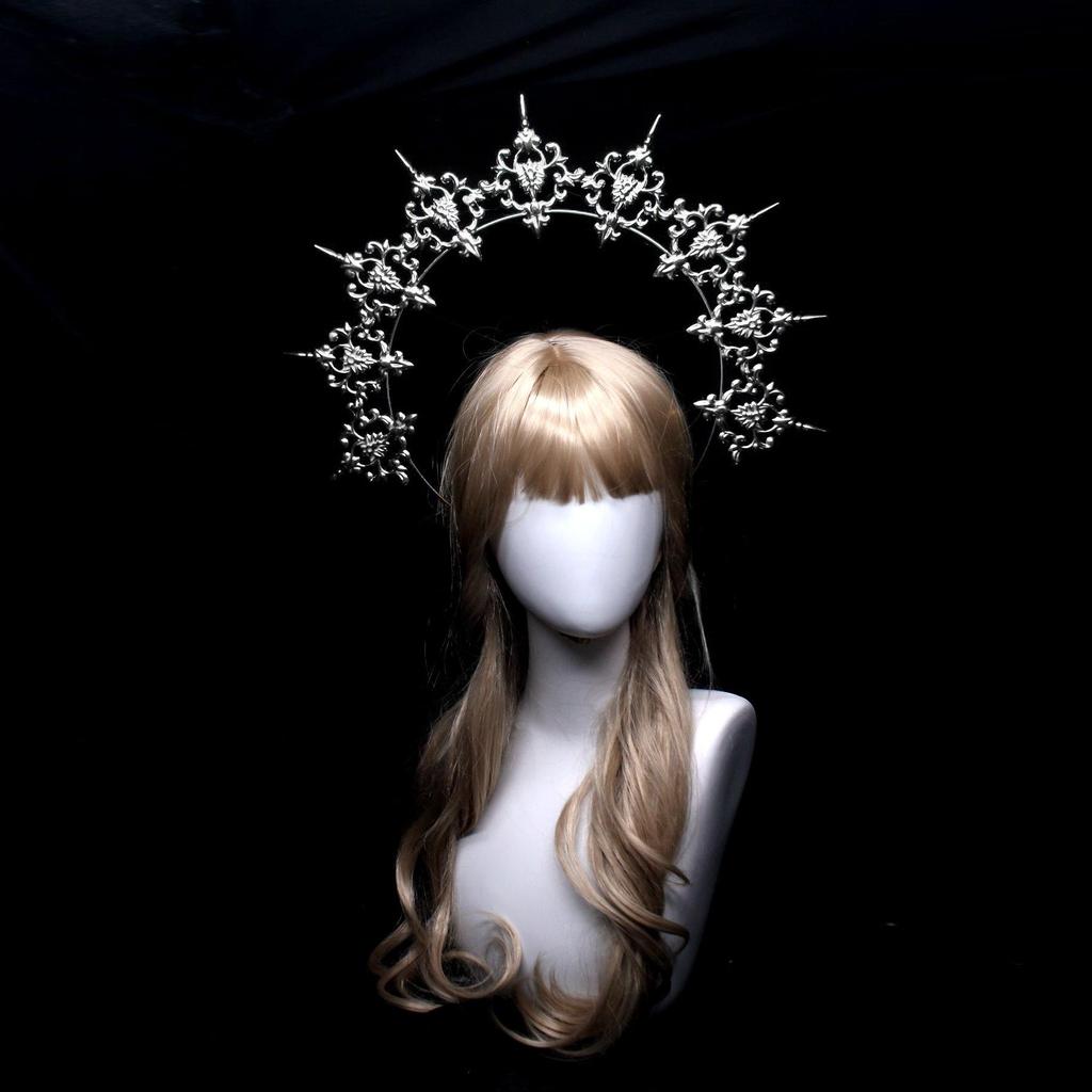 DIY Lolita Heiligenschein Krone Kit - Selbstgemachtes Kopfschmuckzubehör für Fotoalben