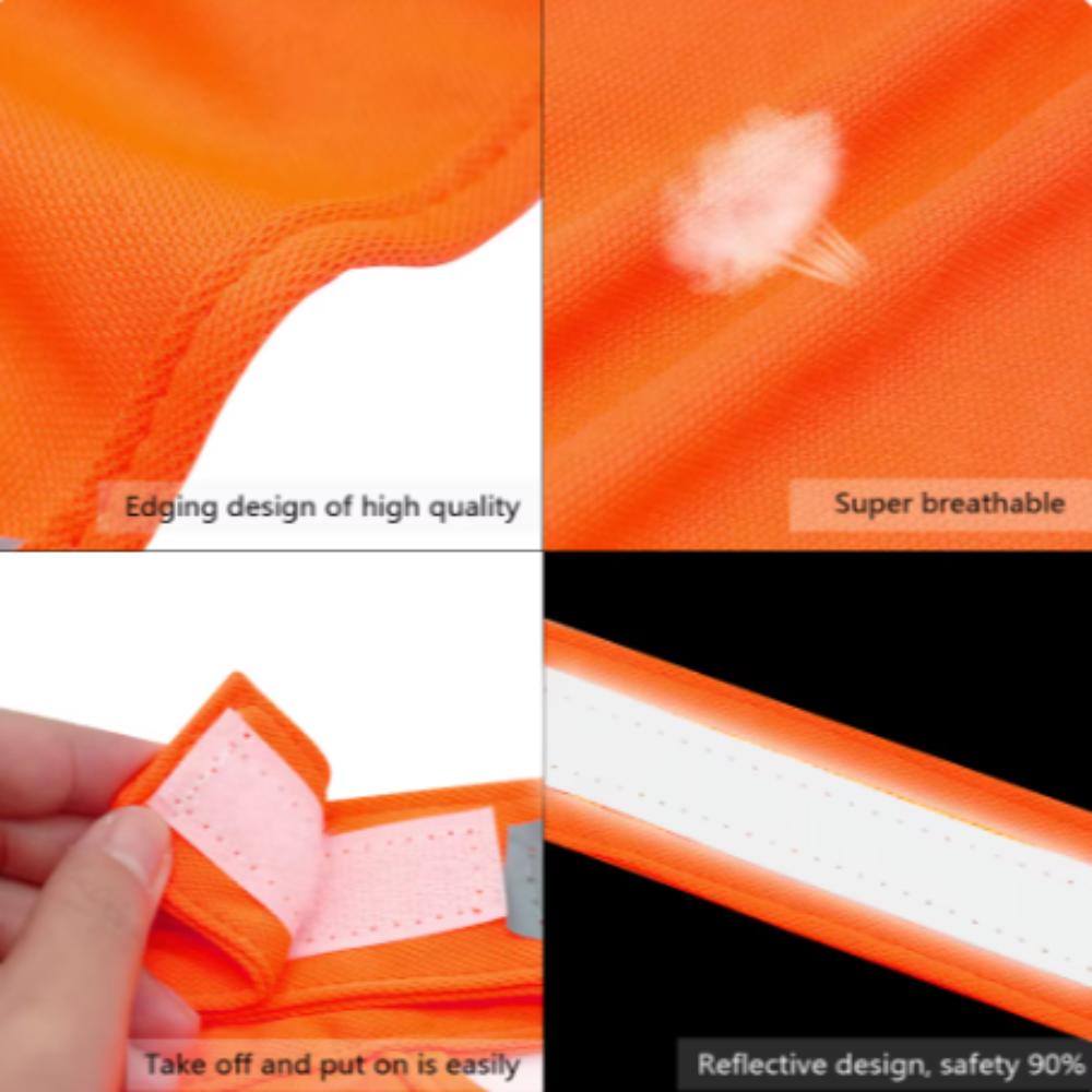 Adjustable Dog Safety Vest Reflective Pet Fluorescent Clothes Puppy Visibility Jacket  Running
