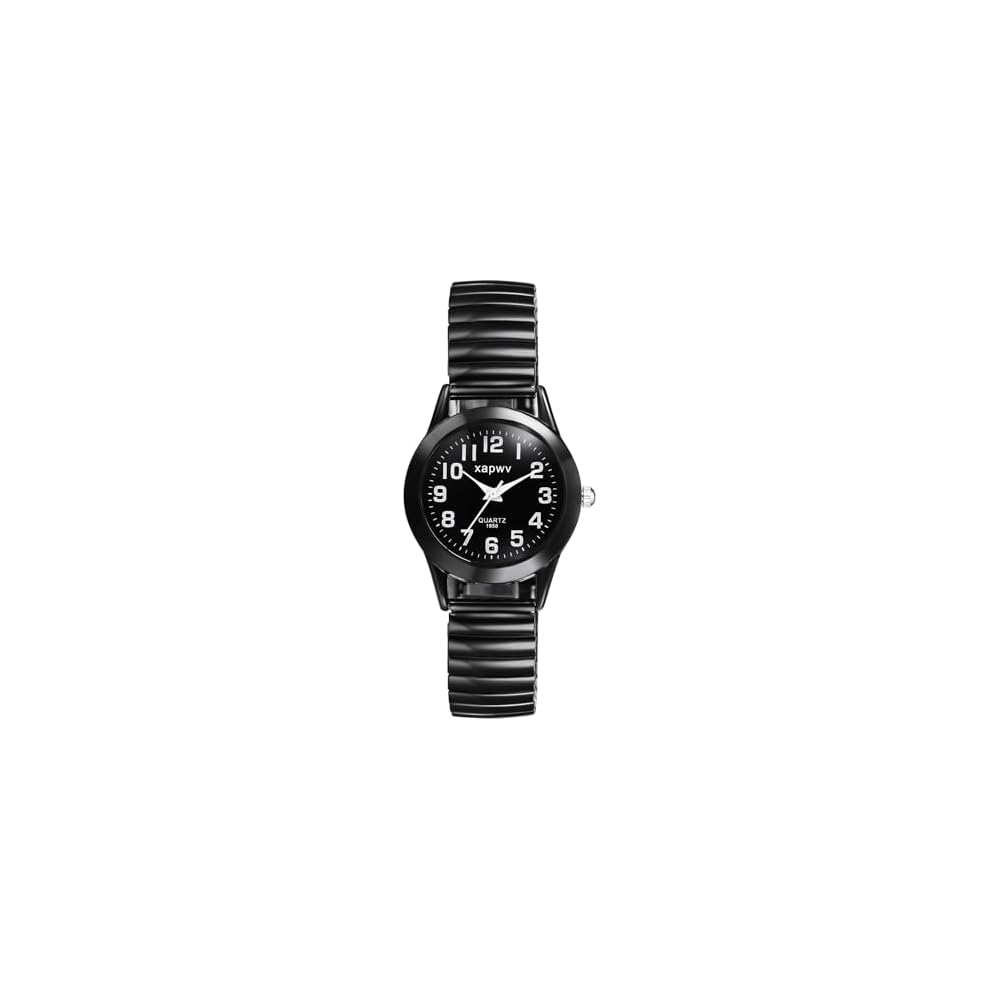 Women s Analog Waterproof Watch Black Adjustable Strap Simple Stylish Couple Watch Accessories