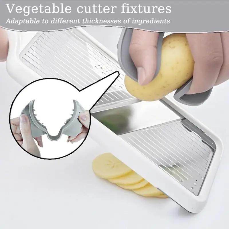 1pcs Vegetable Cutter Jig Safe Grater Finger Guard for Mandoline Slicer Protective Ergonomic Non Slip Kitchen Accessories