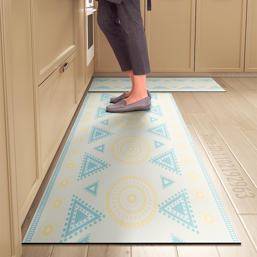 Kitchen Rug Durable Home Entrance Doormat High-end Kitchen Mats for Floor Waterproof House Hold Washable Non-slip Large Carpet
