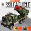 1:32 Missile Vehicle Model Toys Alloy Diecast Drone Launch Vehicles Doors Opened Pull Back Rubber Tires Ornament Military Models