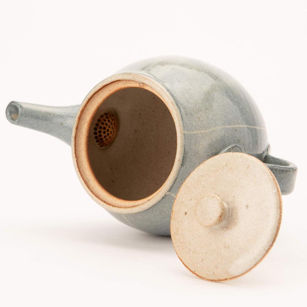 Marui Seito Shigaraki Ware Hechimon Pot, Medium Blue, Made in Japan, MR-3-3501, 450ml