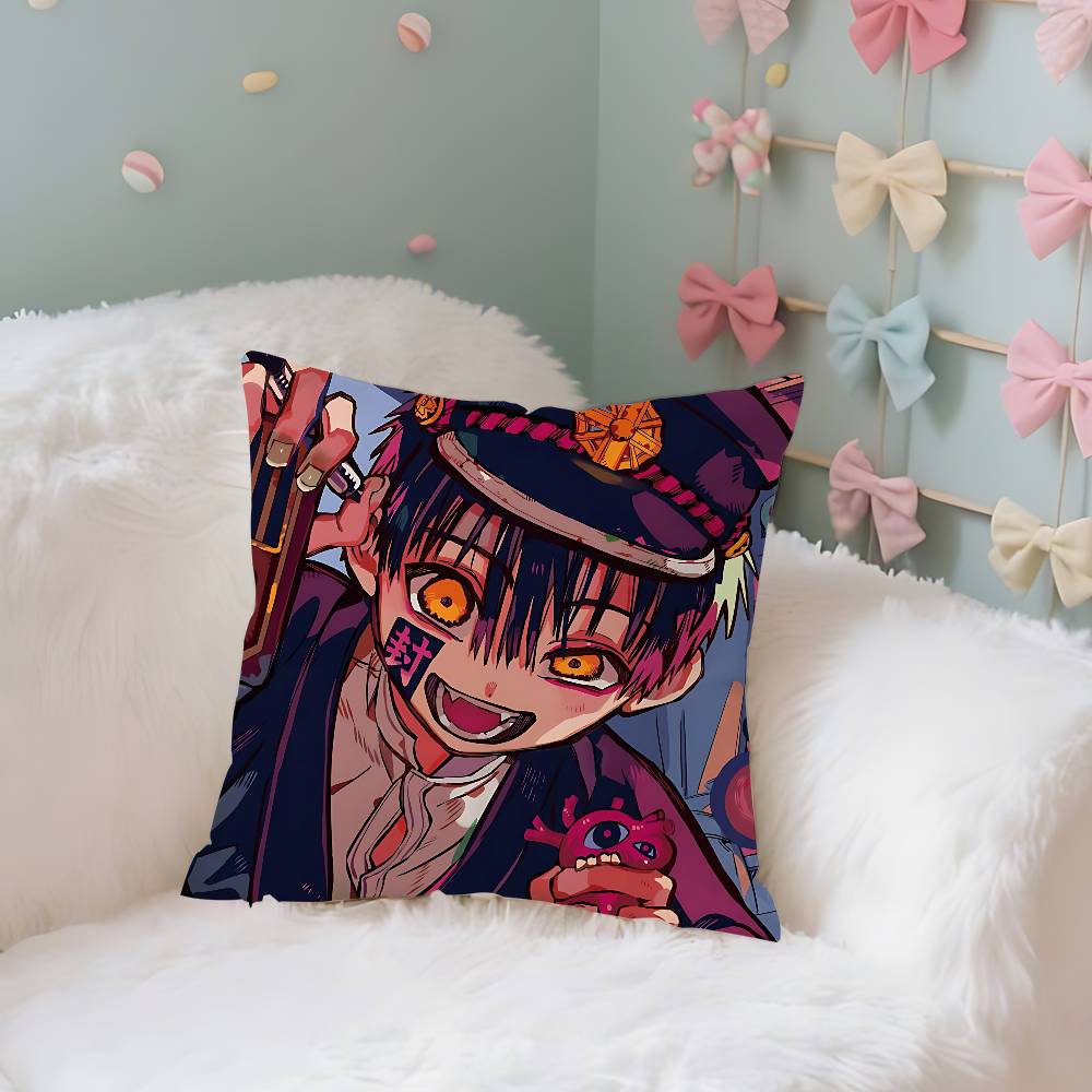Cute HhanakoKkunS Kawaii Case Plush Fabric Soft Pillowcase Double Sided Print Cushion Cover Household Gifts