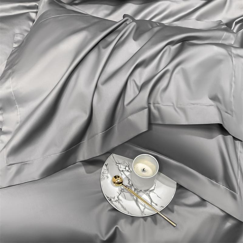 Pure Cotton Solid Color Long-Staple Pillowcase Pair – 100% Xinjiang Cotton, Single Piece, Simple Plain Design
