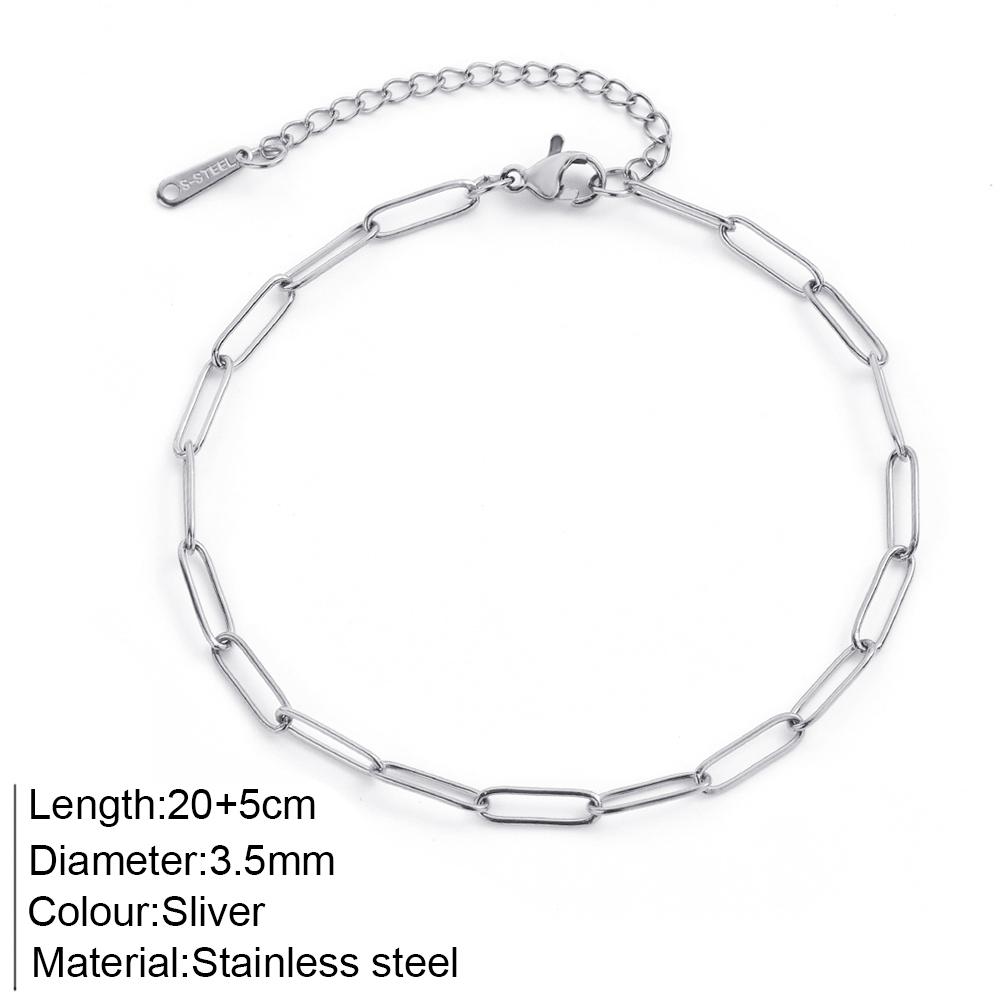 Stainless Steel Delicate Anklet for Women Gold Color Chain Anklet Bracelets On The Leg Do Not Fade Anklet Jewelry Women 2025 New