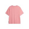Li-Ning Badfive Letter Print Crew Neck T-Shirt Men Tops Apricot Pink AHSU427-6