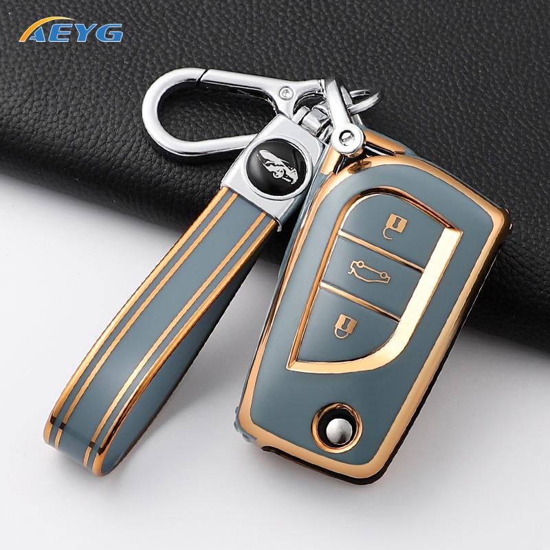 Autofernbedienung Schlüsselhülle Schale Fob Für Toyota Auris Corolla Avensis Verso Yaris Aygo Scion Tc Im Camry Rav4 Zubehör